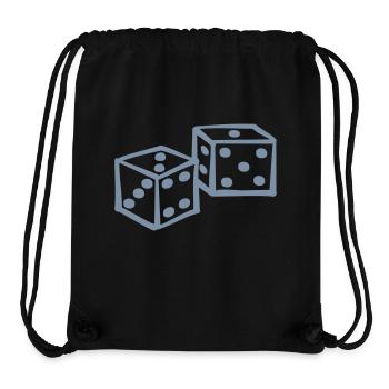 Dice - Stanley/Stella Recycled Gym Bag - black - Front