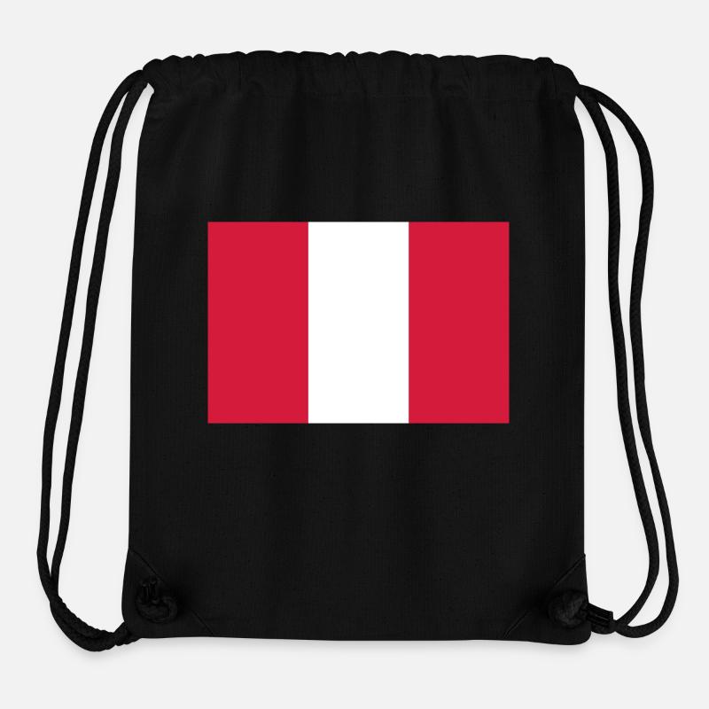 Peru - Stanley/Stella Recycled Gym Bag - black