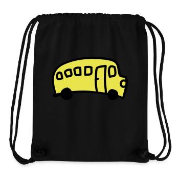 Bus - Stanley/Stella recycelter Gym Bag - Schwarz - Vorne