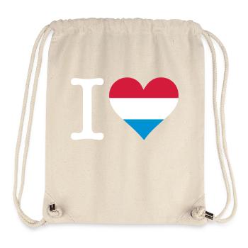 I Love Holland - Stanley/Stella Recycled Gym Bag - natural - Front