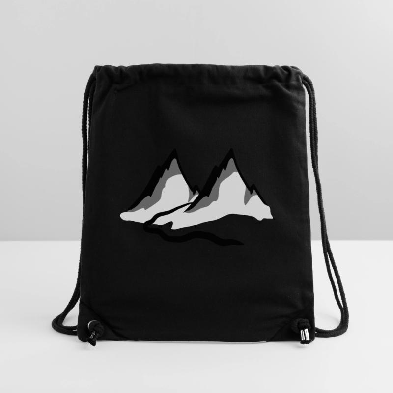 Schöne Berge Wanderweg Stanley/Stella recycelter Gym Bag