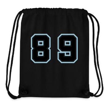 89 Number Symbol - Stanley/Stella Recycled Gym Bag - black - Front