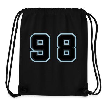 98 Number Symbol - Stanley/Stella Recycled Gym Bag - black - Front