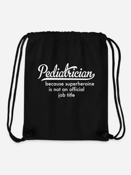 Kinderarzt - Stanley/Stella recycelter Gym Bag - Schwarz