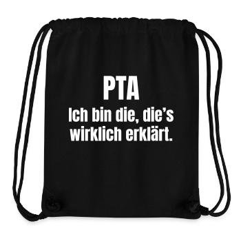 PTA - Stanley/Stella recycelter Gym Bag - Schwarz - Vorne