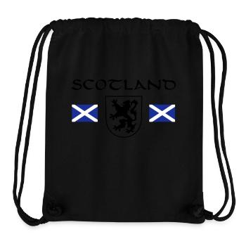 Scotland's "Rampant Lion" - Stanley/Stella Recycled Gym Bag - black - Front