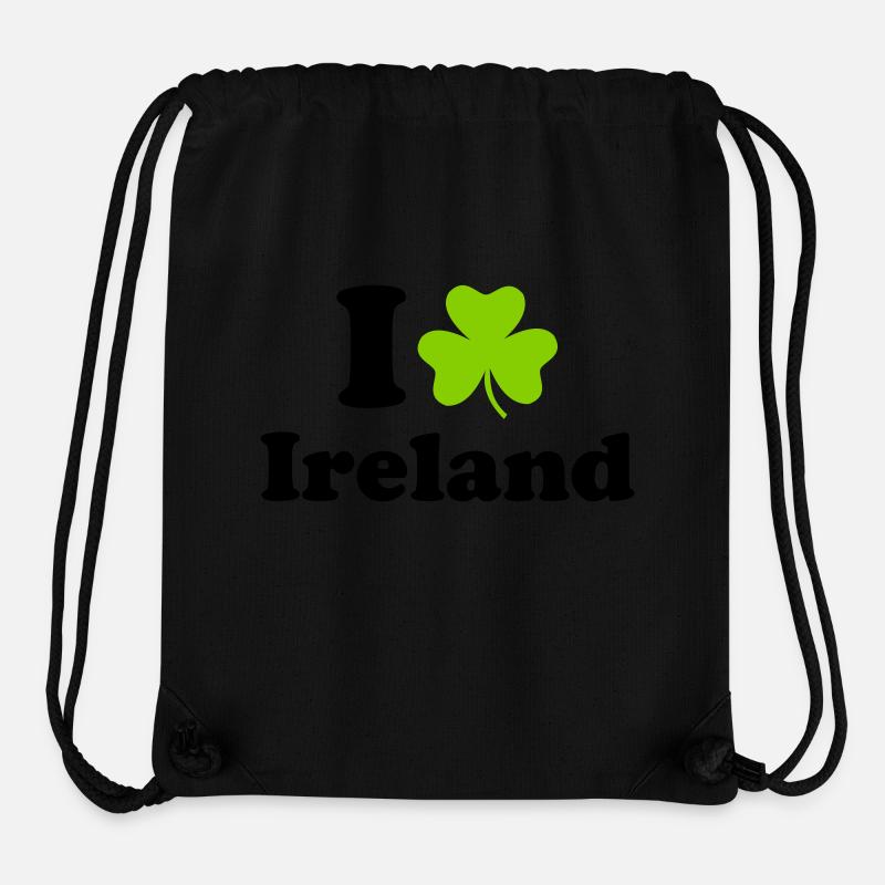 Ireland - Stanley/Stella Recycled Gym Bag - black