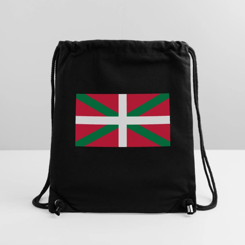 drapeau basque - ikurriña Sac à cordon recyclé Stanley/Stella