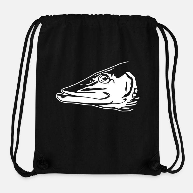 Brochet - Sac à cordon recyclé Stanley/Stella - noir