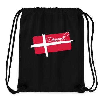 Denmark Flag Design - Stanley/Stella Recycled Gym Bag - black - Front