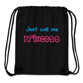 Princess - Stanley/Stella recycelter Gym Bag - Schwarz - Vorne