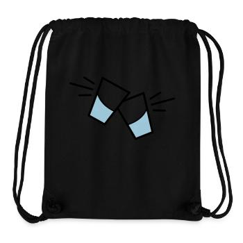 vodka glas - Stanley/Stella recycelter Gym Bag - Schwarz - Vorne