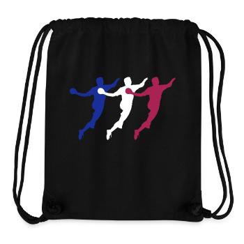 handballer frankreich - Stanley/Stella recycelter Gym Bag - Schwarz - Vorne