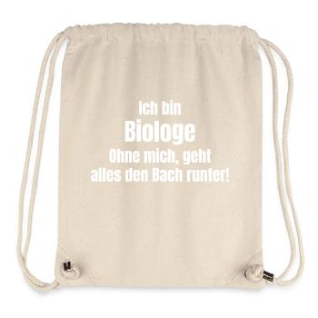 Biologe - Stanley/Stella recycelter Gym Bag - Naturweiß - Vorne