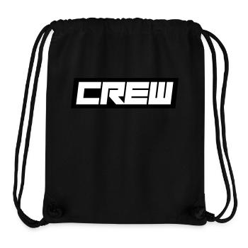 Crew - Stanley/Stella recycelter Gym Bag - Schwarz - Vorne
