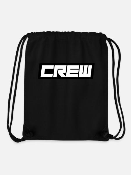 Crew - Stanley/Stella recycelter Gym Bag - Schwarz