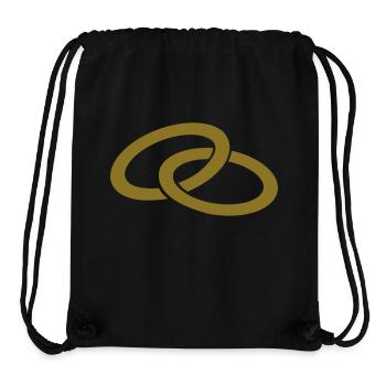 Rings Wedding - Stanley/Stella Recycled Gym Bag - black - Front
