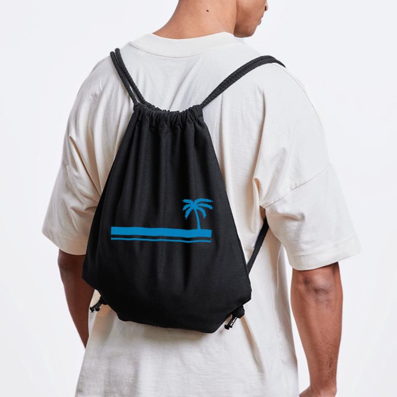Summer Palm Tree Stanley/Stella Recycled Gym Bag