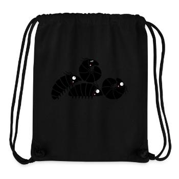 Asselhaufen - Stanley/Stella recycelter Gym Bag - Schwarz - Vorne