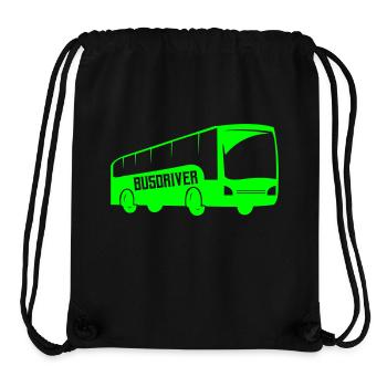 bus busfahren 1 - Stanley/Stella recycelter Gym Bag - Schwarz - Vorne