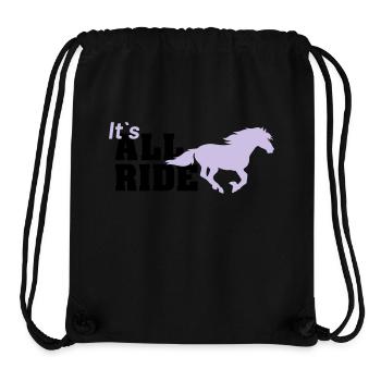 all ride - Stanley/Stella Recycled Gym Bag - black - Front