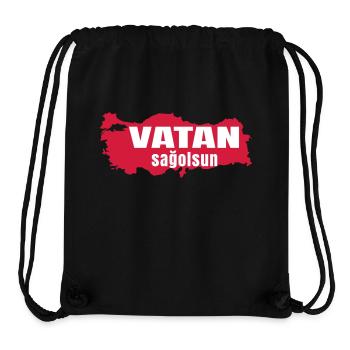 Vatan Sagolsun V2 - Stanley/Stella Recycled Gym Bag - black - Front