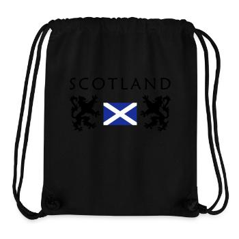 Scotland flag - Stanley/Stella Recycled Gym Bag - black - Front