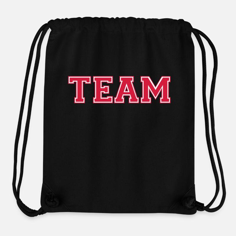Team - Stanley/Stella recycelter Gym Bag - Schwarz