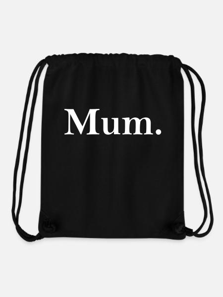 mum - Stanley/Stella Recycled Gym Bag - black