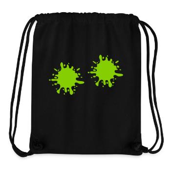 Farbklecks kleckse - Stanley/Stella recycelter Gym Bag - Schwarz - Vorne