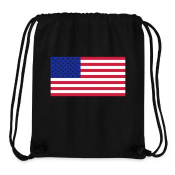 america, flagg, usa - Stanley/Stella Recycled Gym Bag - black - Front