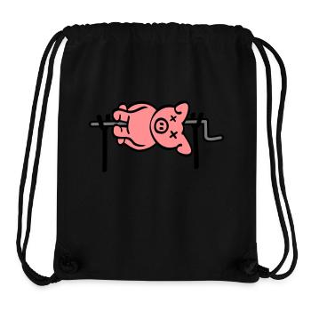 Pig Barbecue - Stanley/Stella recycelter Gym Bag - Schwarz - Vorne