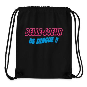 Verrückte Schwägerin - Stanley/Stella recycelter Gym Bag - Schwarz - Vorne