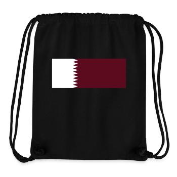 Qatar - Stanley/Stella Recycled Gym Bag - black - Front
