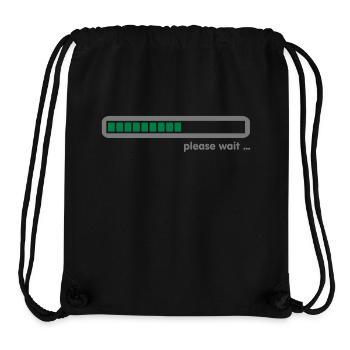 loading ... please wait (2c) - Stanley/Stella recycelter Gym Bag - Schwarz - Vorne