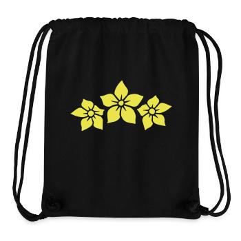 Jasmine flower 3 - Stanley/Stella Recycled Gym Bag - black - Front