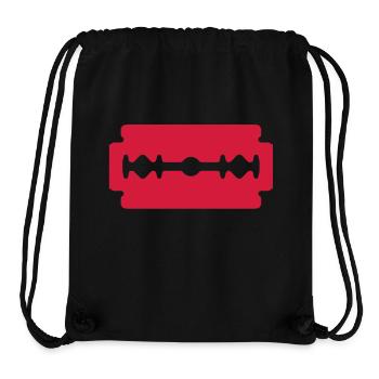 razorblade - Stanley/Stella Recycled Gym Bag - black - Front