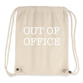 Out of Office - Sac à cordon recyclé Stanley/Stella - blanc naturel - Devant