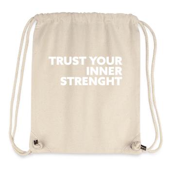 Trust your inner Strenght - Stanley/Stella Recycled Gym Bag - natural - Front