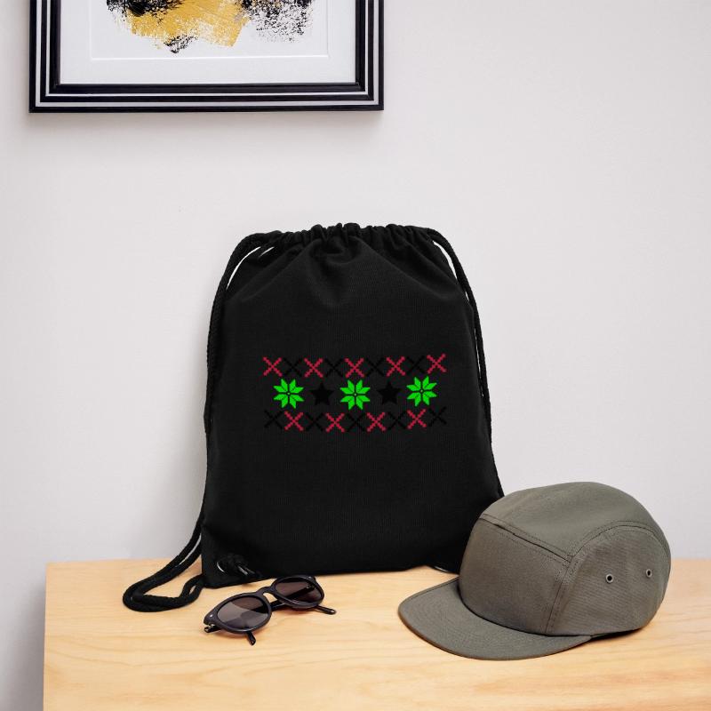 Winter Norway Pattern Stanley/Stella Recycled Gym Bag