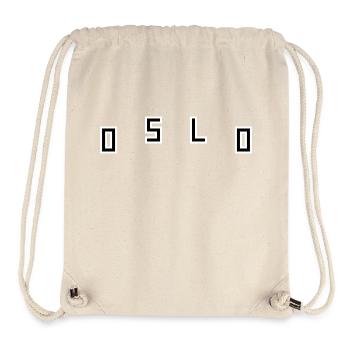 Oslo - Sac à cordon recyclé Stanley/Stella - blanc naturel - Devant