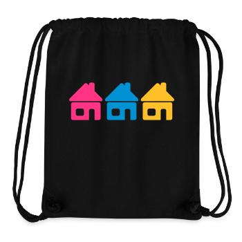 Nachbarschaft - Stanley/Stella recycelter Gym Bag - Schwarz - Vorne