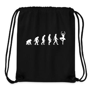 Die Evolution der Ballerinen - Stanley/Stella recycelter Gym Bag - Schwarz - Vorne