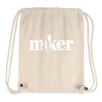 maker - Stanley/Stella recycelter Gym Bag - Naturweiß - Vorne