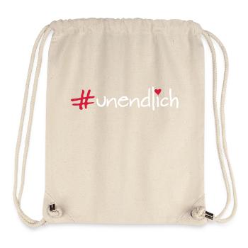 unendlich - Stanley/Stella recycelter Gym Bag - Naturweiß - Vorne