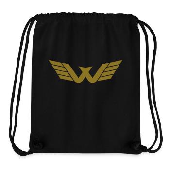 W Logo - Stanley/Stella Recycled Gym Bag - black - Front