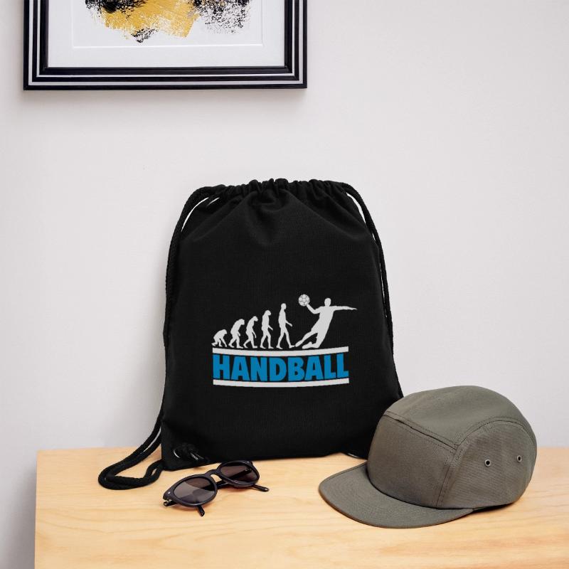 Evolution to a handball player,handball Stanley/Stella Recycled Gym Bag