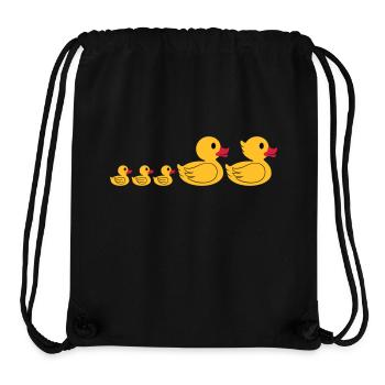 Duck family - Stanley/Stella Recycled Gym Bag - black - Front