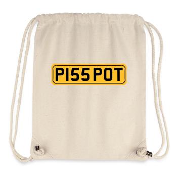 Piss Pot - Stanley/Stella recycelter Gym Bag - Naturweiß - Vorne