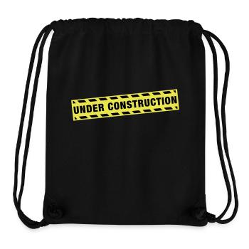 under_construction_de2 - Stanley/Stella Recycled Gym Bag - black - Front